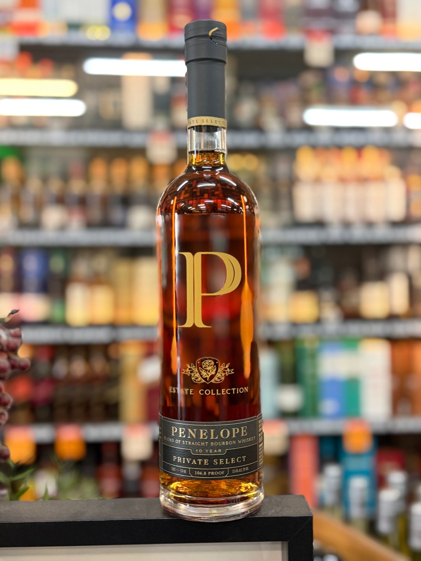 Penelope Estate Collection Private Select 10 Year Old Straight Bourbon Whiskey (750ml)