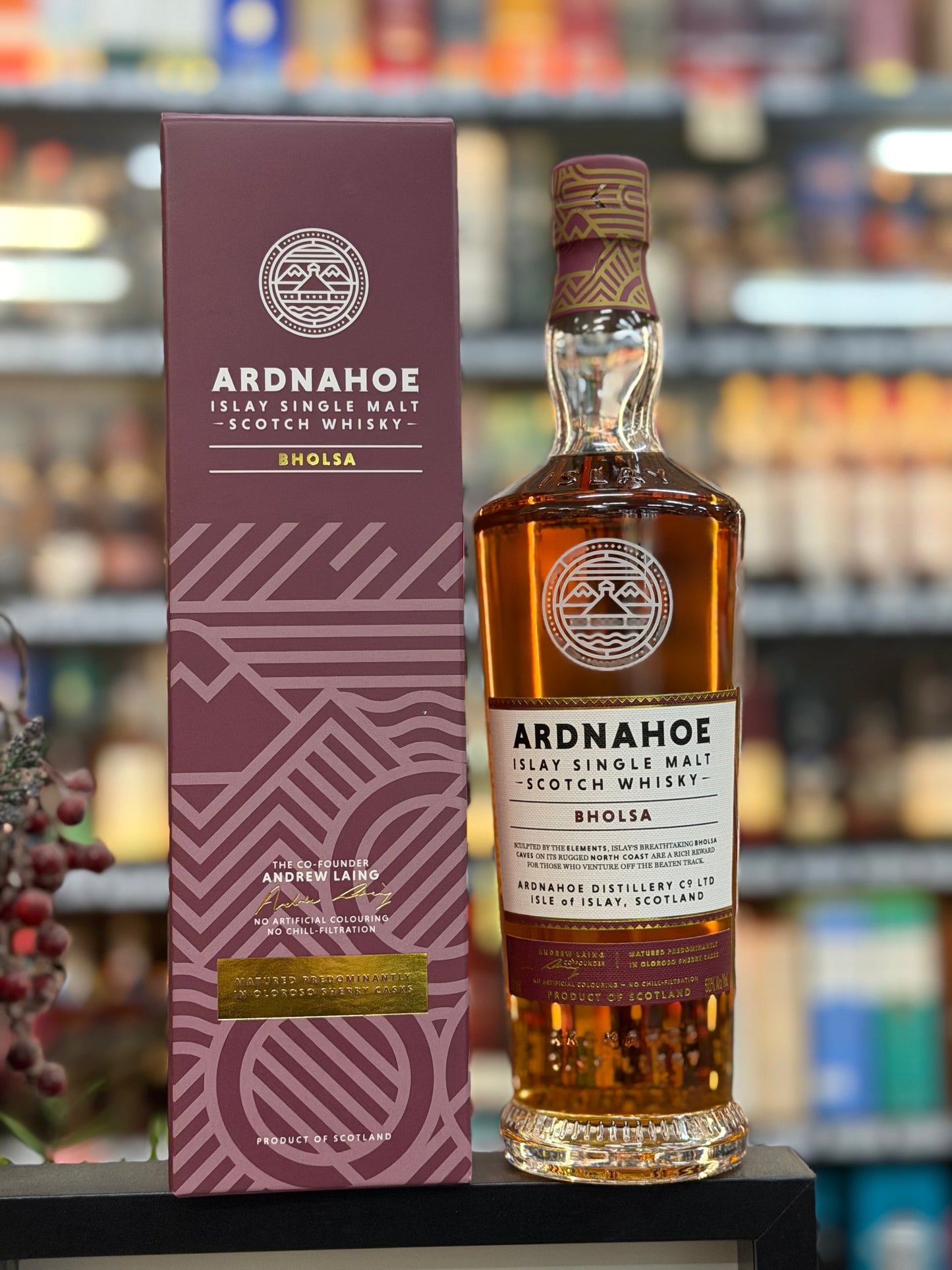 Ardnahoe Bholsa Islay Single Malt Scotch Whisky (700ml)