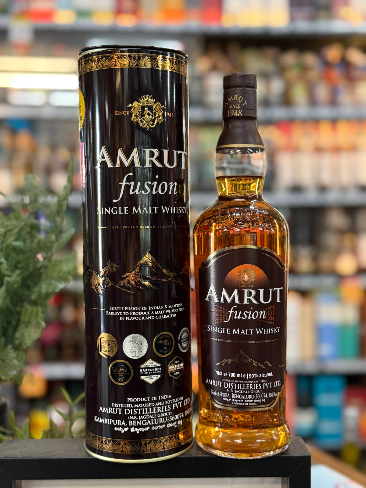 AMRUT FUSION INDIAN SINGLE MALT WHISKY (700ml)