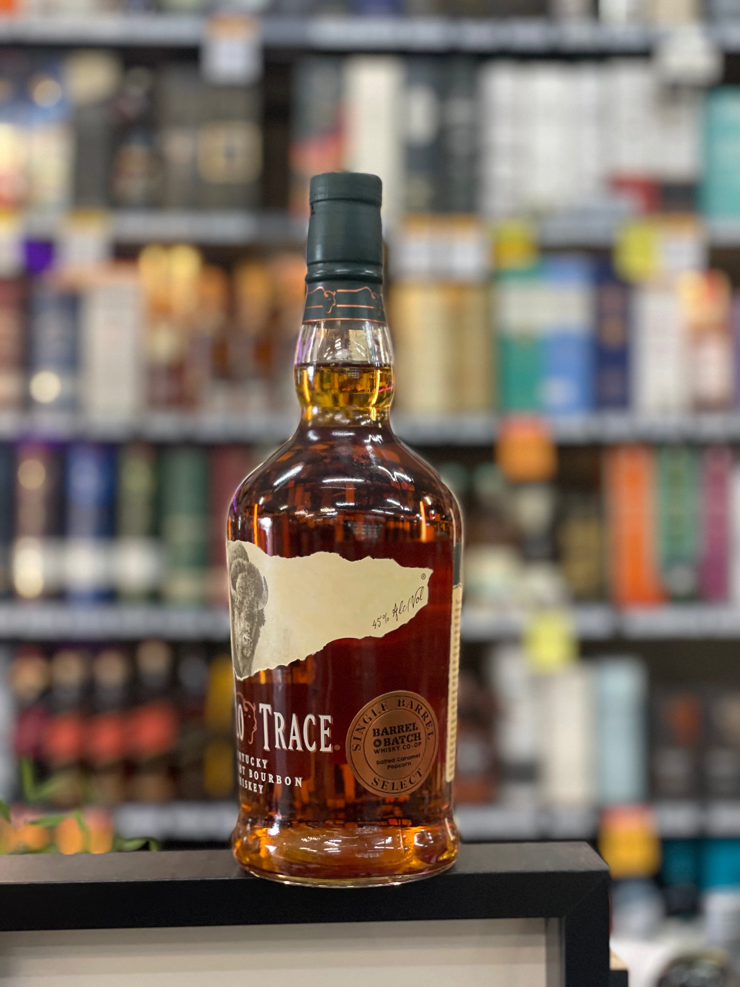 Buffalo Trace 8 Year Old Single Barrel #5 Salted Caramel Popcorn Bourbon Whiskey (750ml)