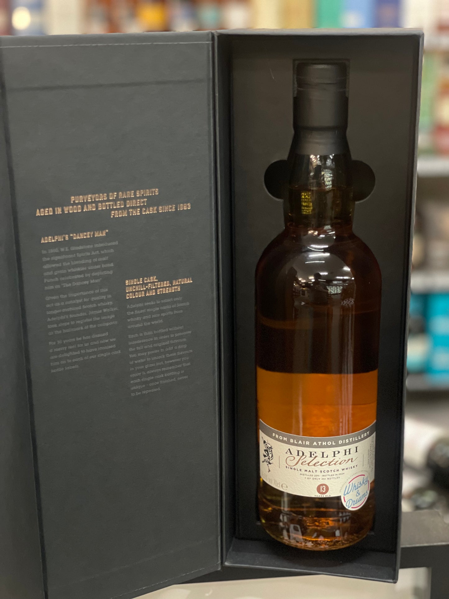 Adelphi Blair Athol 13yo Whisky & Dreams Exclusive Single Malt Whiksy (700ml)
