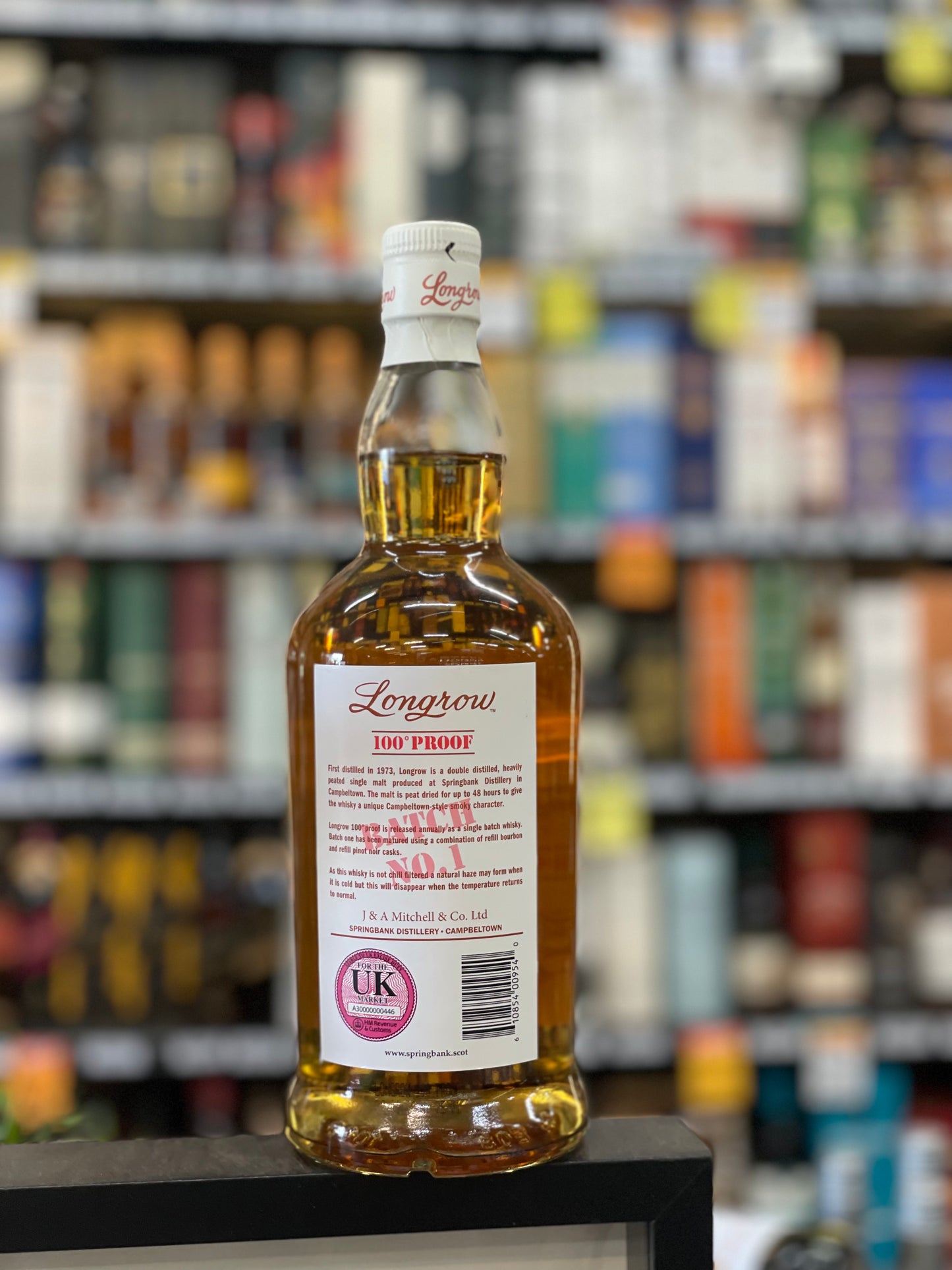 Longrow 100 Proof Batch 1 Single Malt Whisky 2025 Release UK Label (700ml) 1 per customer