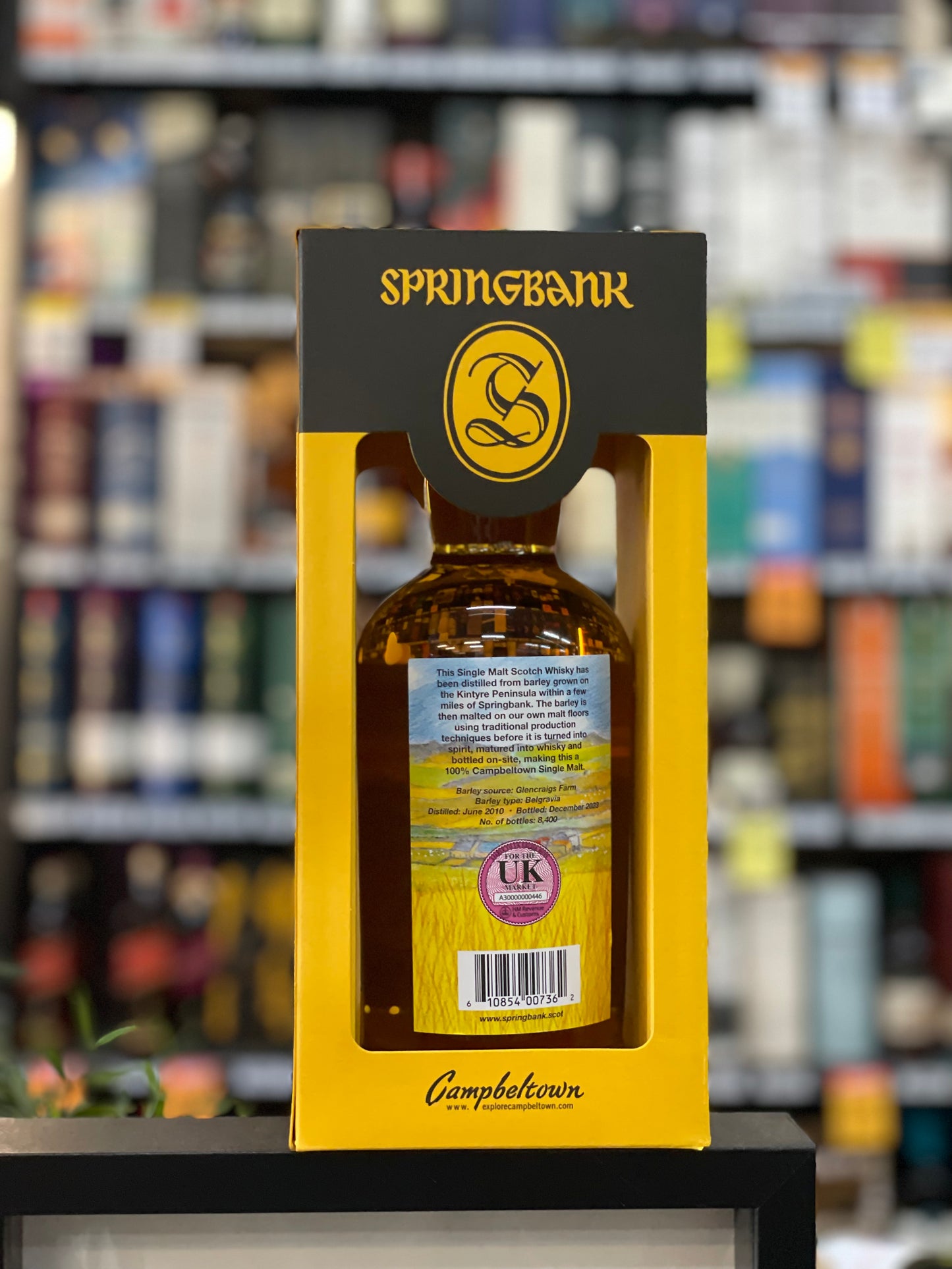 Springbank Local Barley 13yo 2023 Release UK Lable (700ml)
