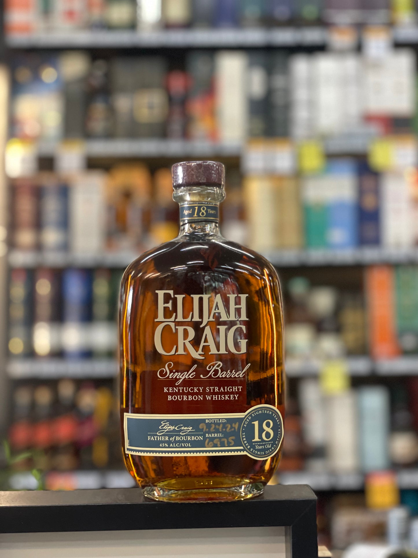 Elijah Craig 18YO Single Barrel 45% Bourbon (700ml)