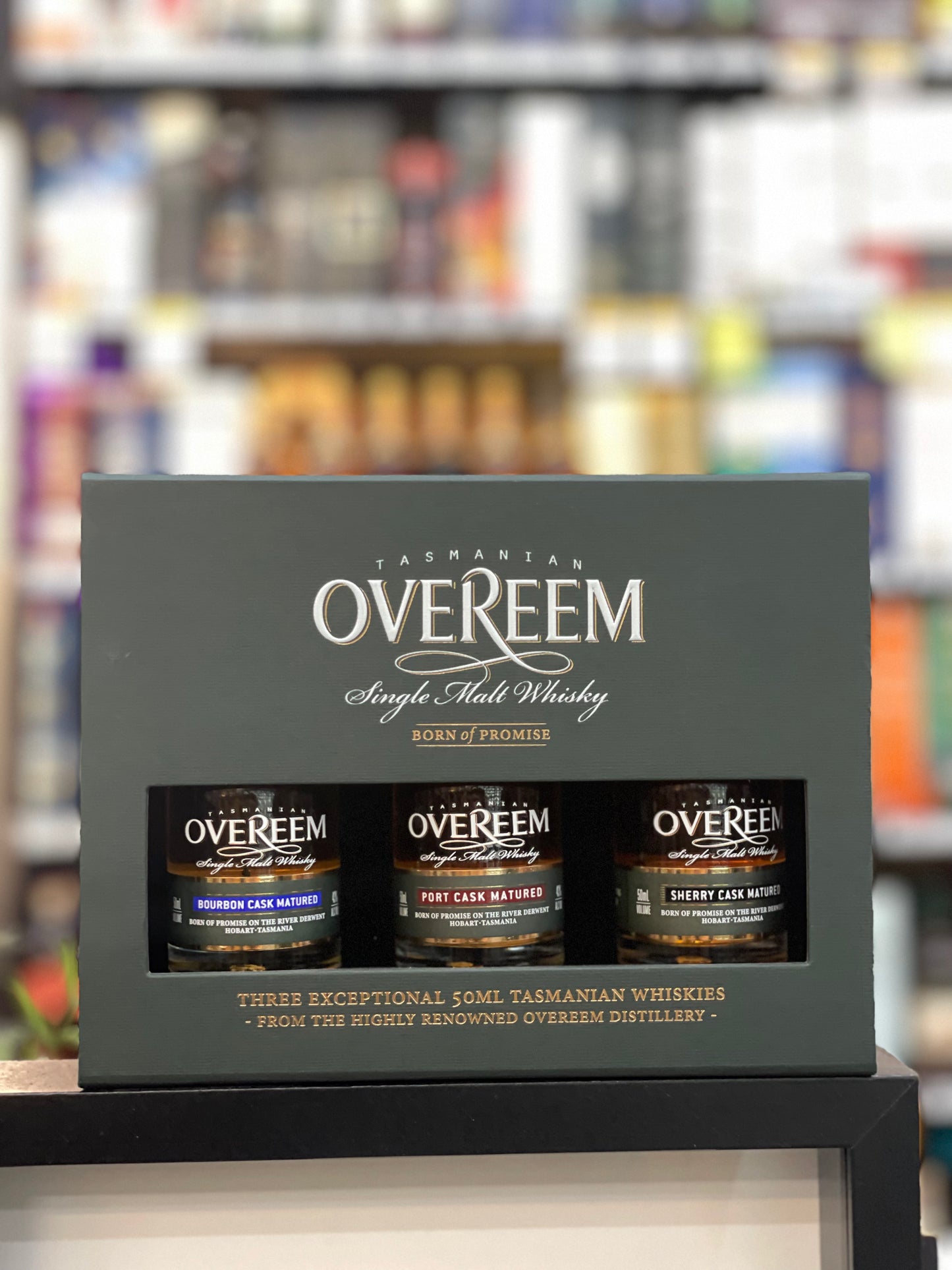 Overeem Tasmania Single Malt Whisky Trio Pack (3 x50ml)