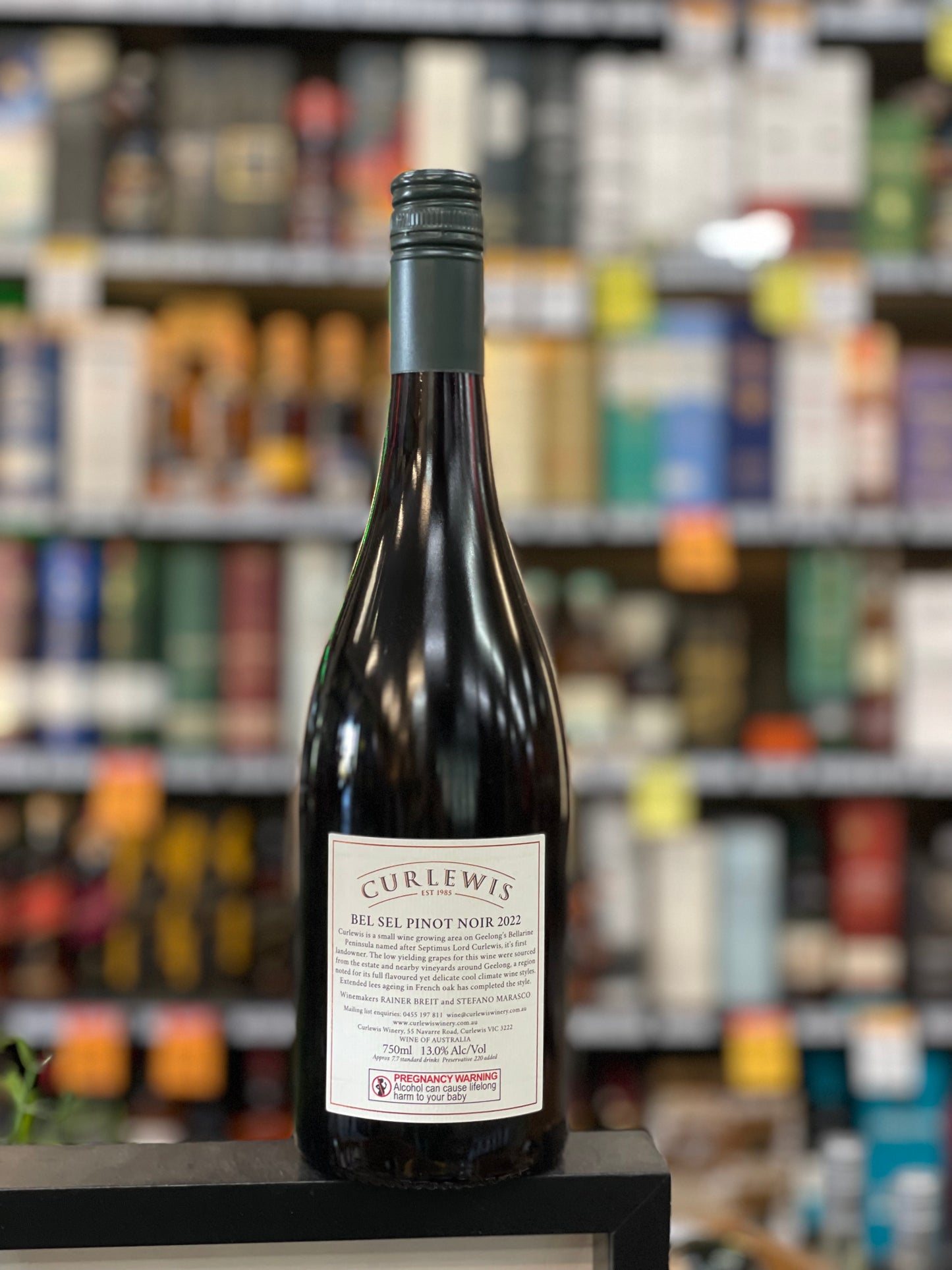 Curlewis Bel Sel Pinot Noir 2022 (750ml)