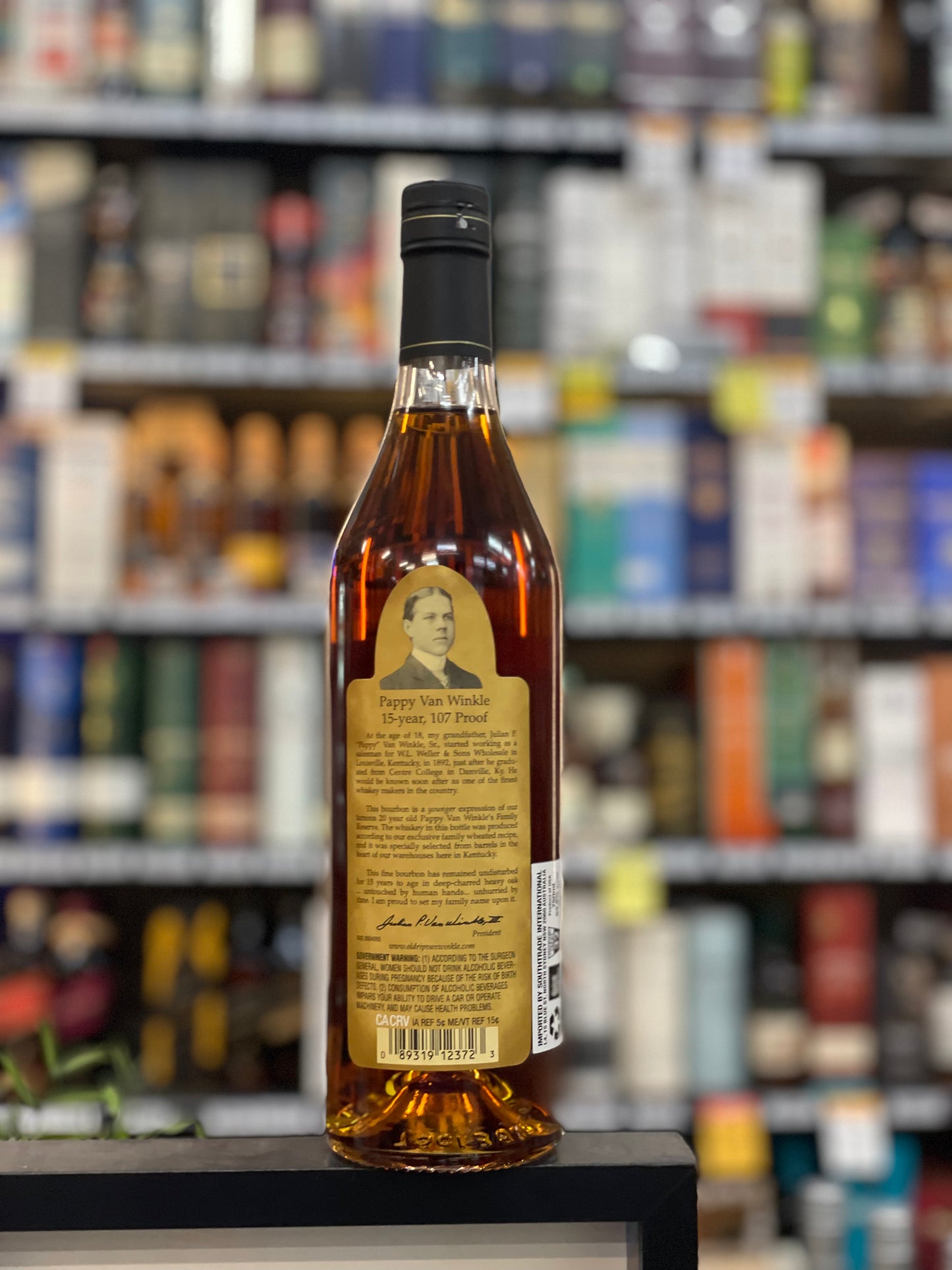 Pappy Van Winkle's
Family Reserve 15 Year Bourbon (750ml) 1 per customer