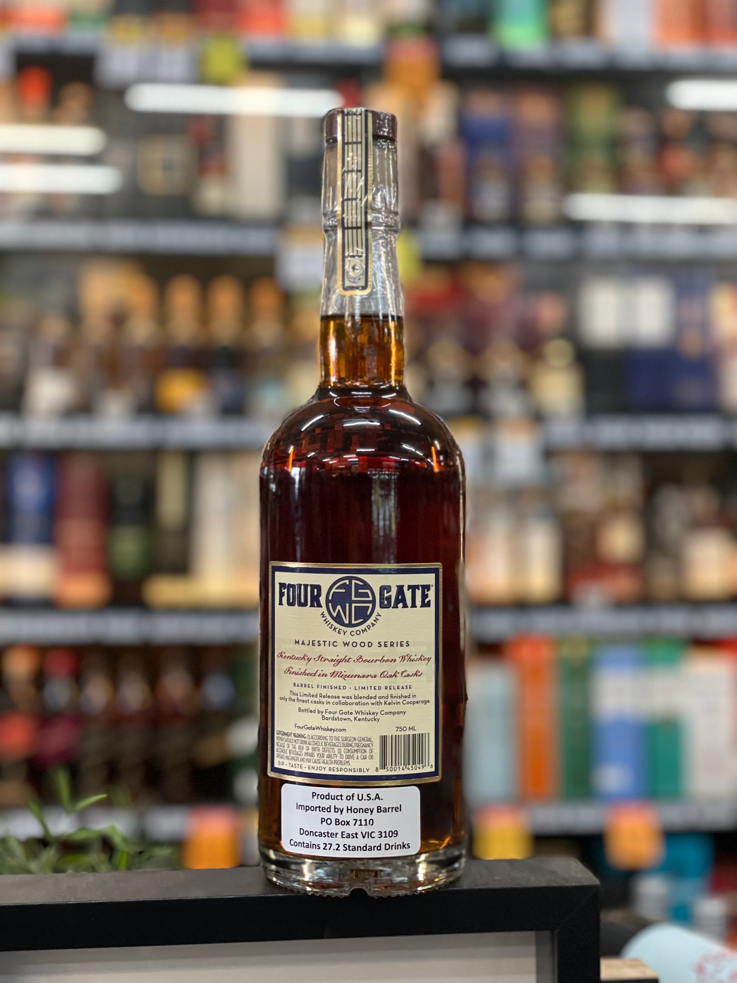 Four Gate Majestic Wood Series Japanese Mizunara Oak 58.7% Bourbon (750ml)