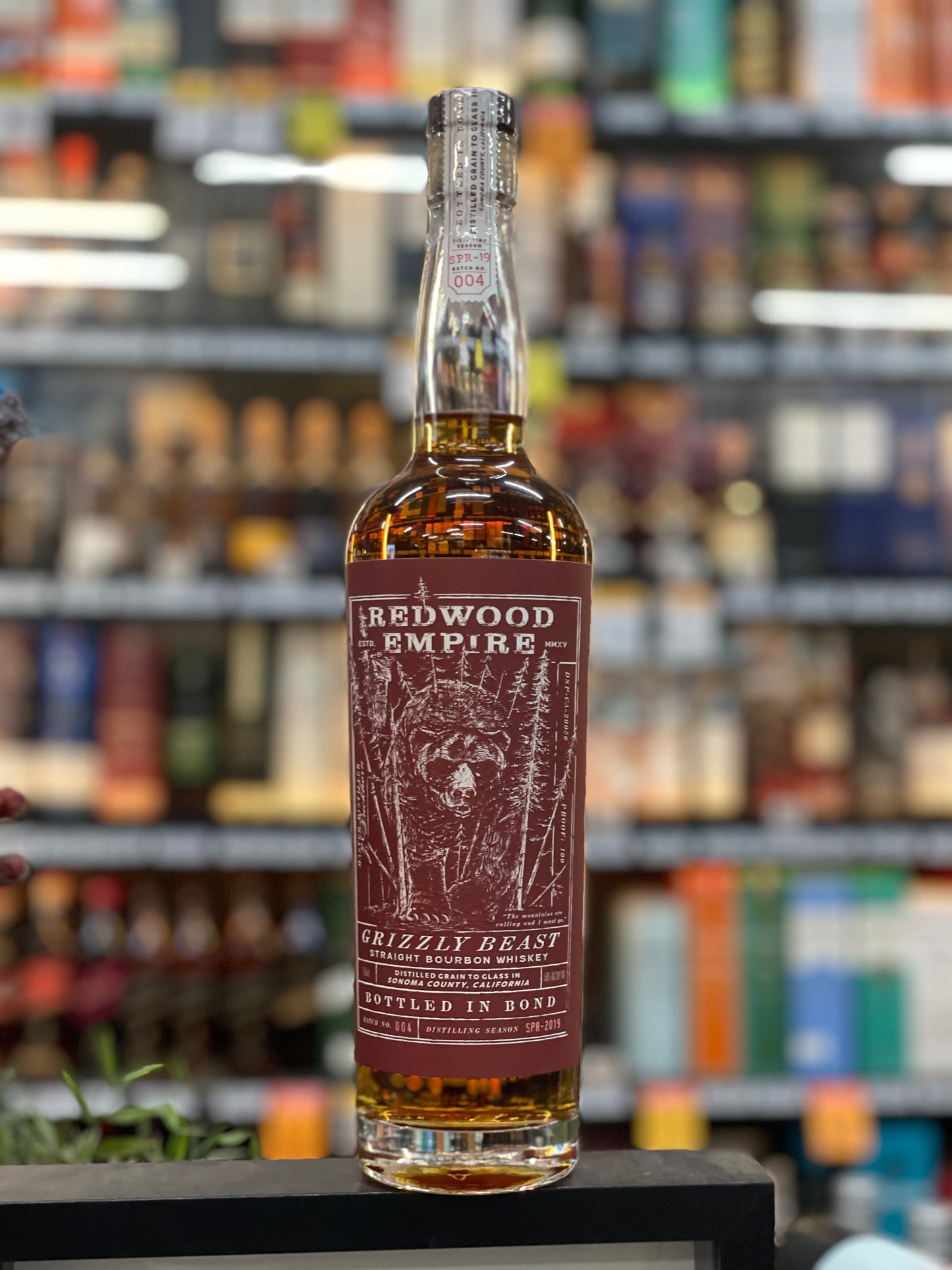 Redwood Empire BIB Grizzly Beast 50% Batch 004 Bourbon (750ml)