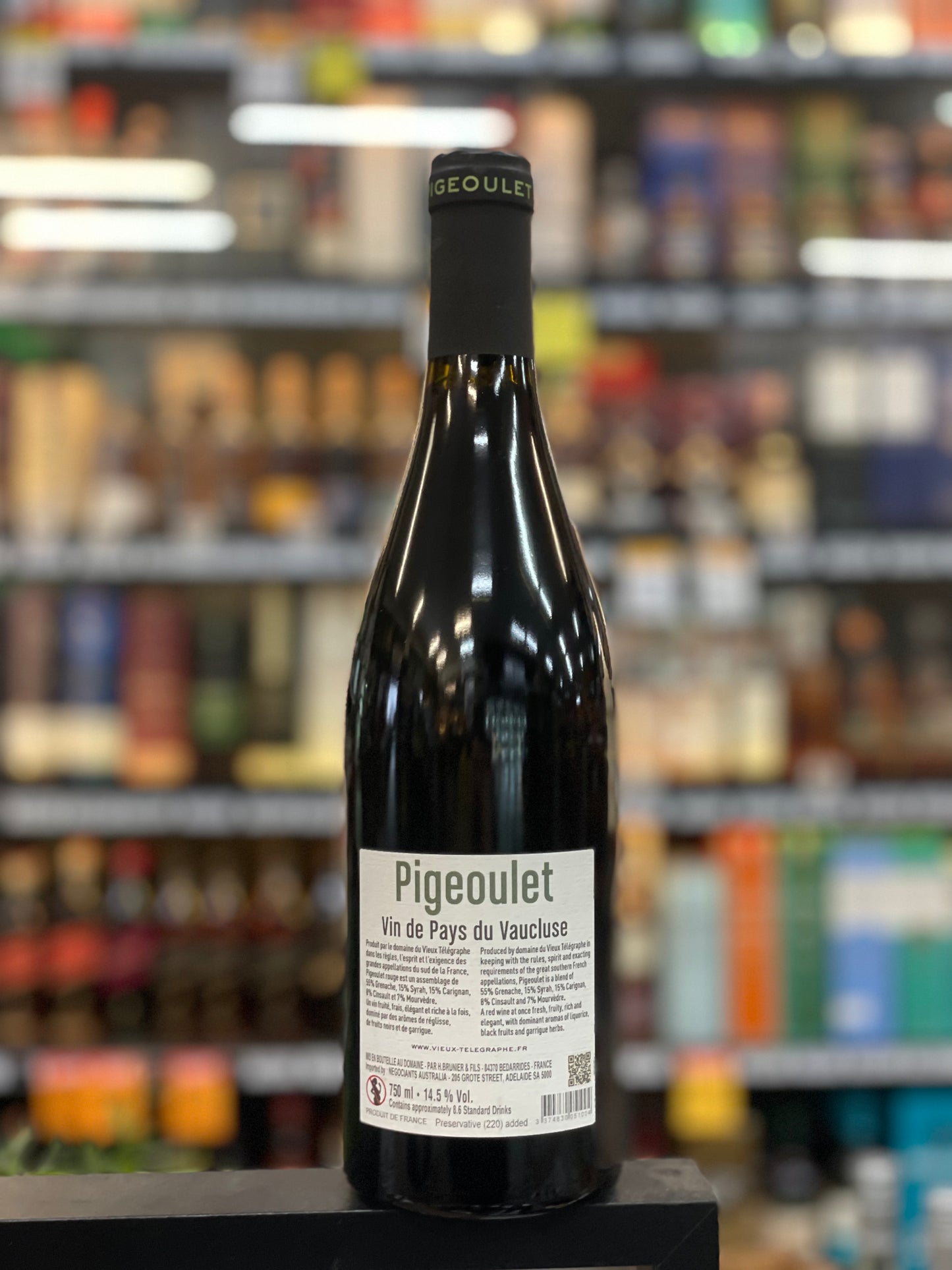 Frederic Daniel Brunier Le Pigeoulet Vin de Pays De Vaucluse 2022 (750ml)