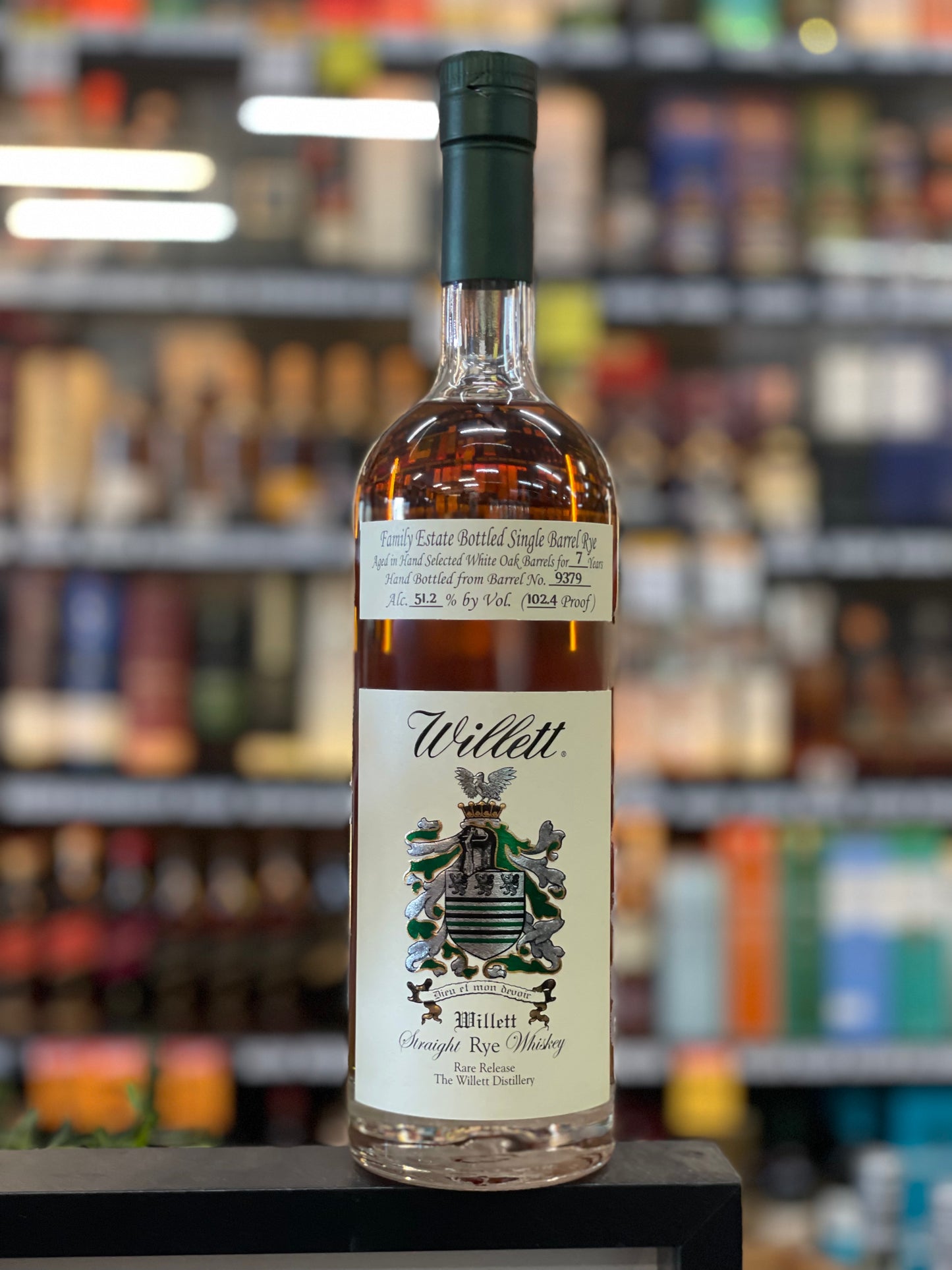 Willett 7yo Rye Cerbaco No.3 Barrel 9379 51.2% (700ml)