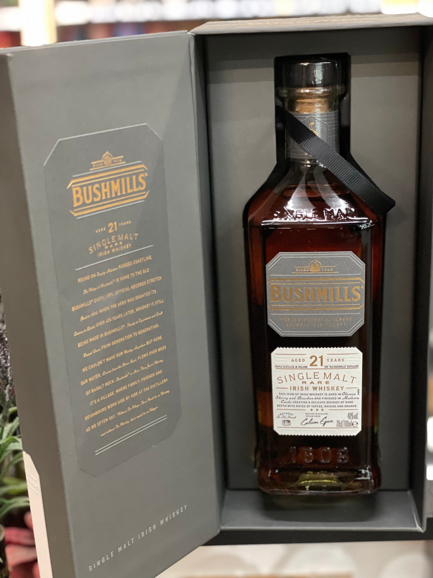 Bushmills 21yo Single Malt Irish Whiskey (700ml)