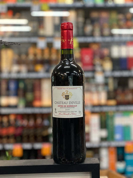 Chateau Deville Cotes de Bordeaux 2019 (750ml)