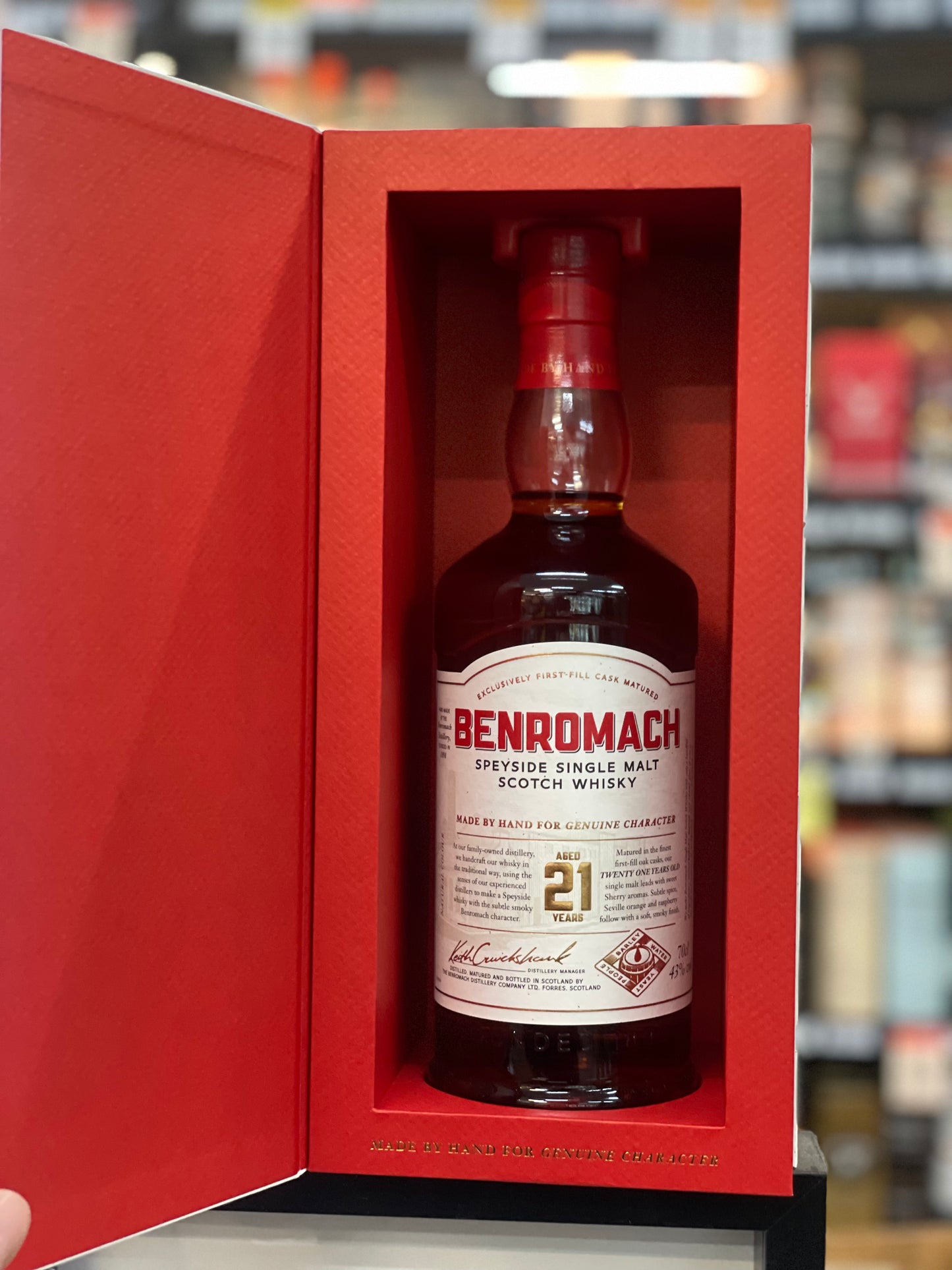 Benromach 21YO Speyside Single Malt Scotch Whisky 43% (700ml)