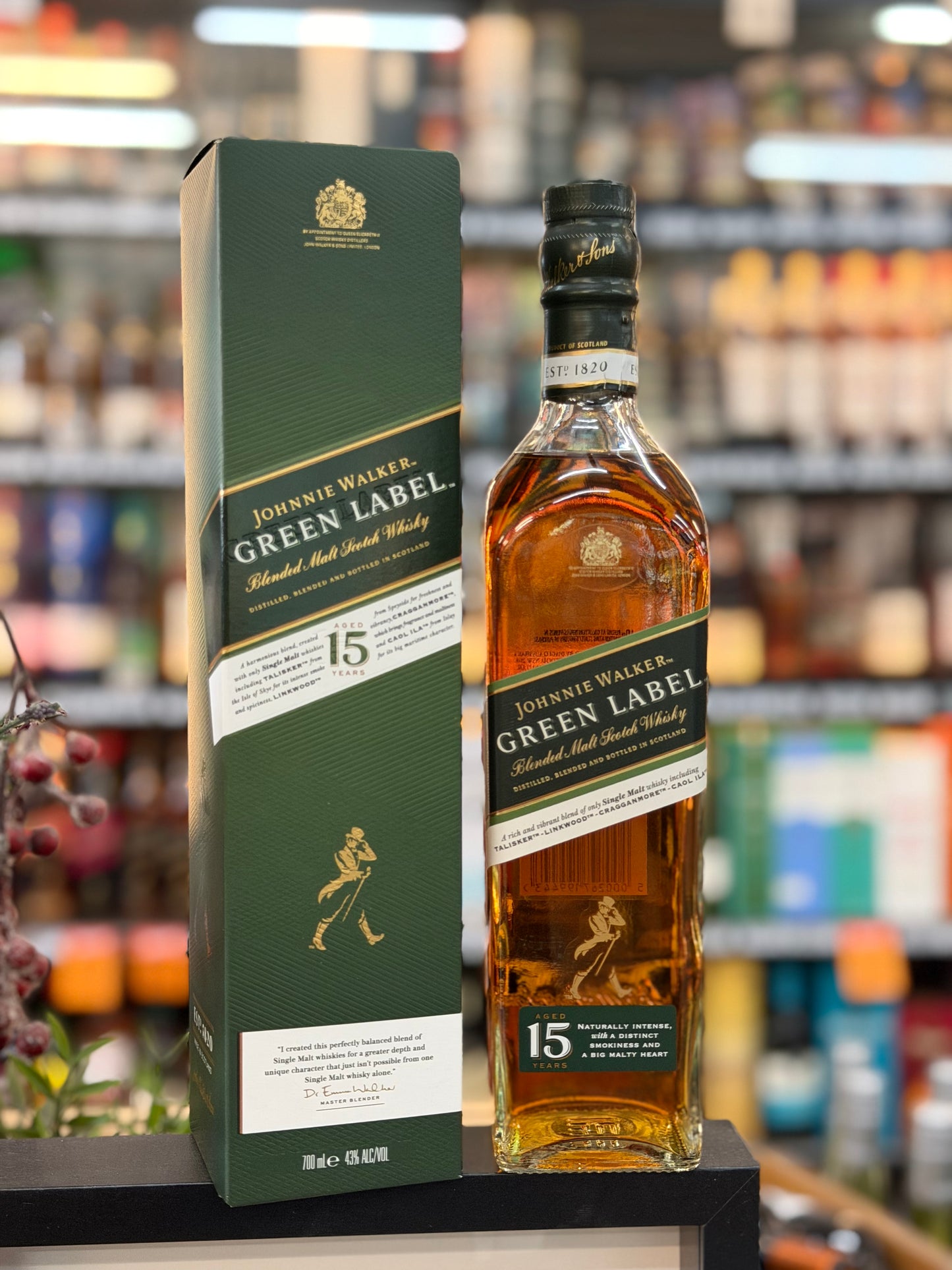 Johnnie Walker Green Label Scotch Whisky (700ml)
