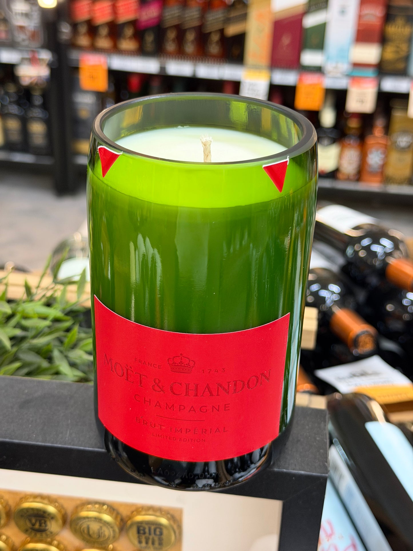 Candles (Moet Chandon Red Limited Release Bottle)