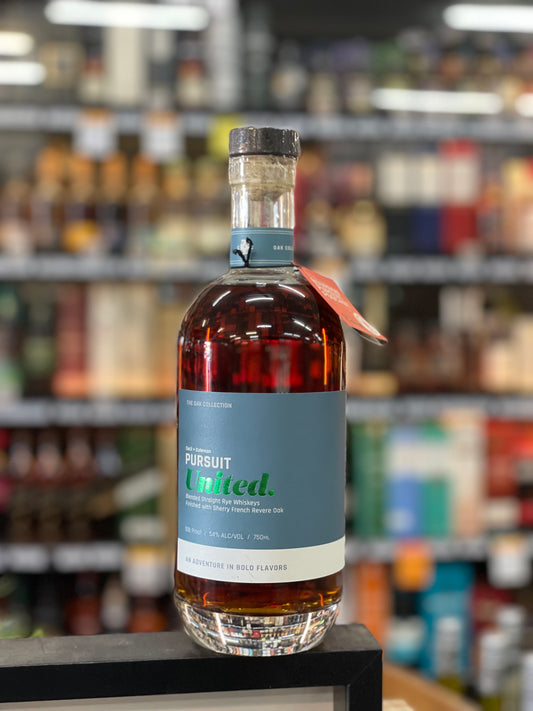 Pursuit United - The Oak Collection - Rye Finished with Sherry French Revere Oak 54% (750ml)