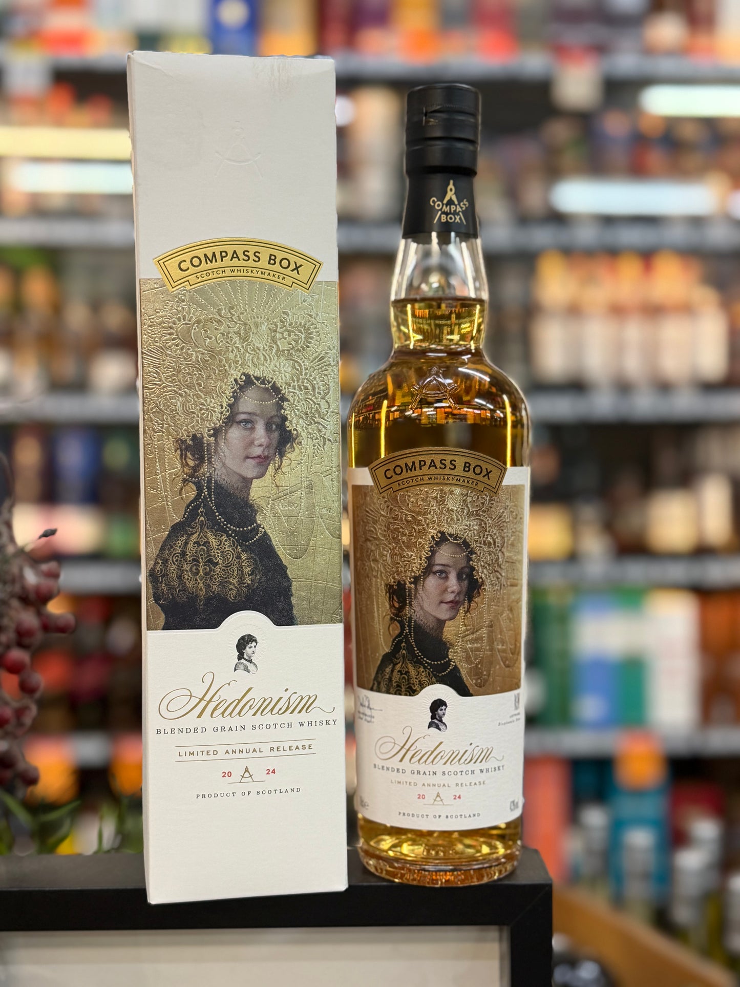 Compass Box Hedonism 2024 Limited Annual Release Blended Grain Scotch Whisky (700ml)