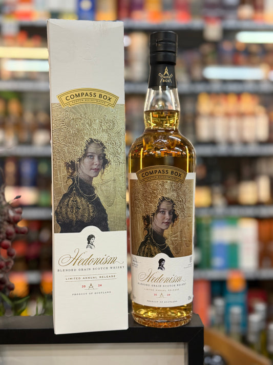 Compass Box Hedonism 2024 Limited Annual Release Blended Grain Scotch Whisky (700ml)