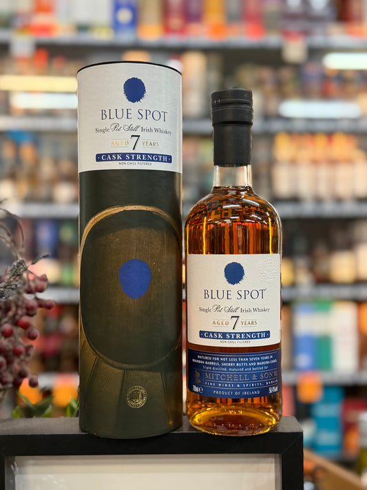 Blue Spot 7 Year Old Cask Strength Single Pot Still Irish Whiskey (700ml)