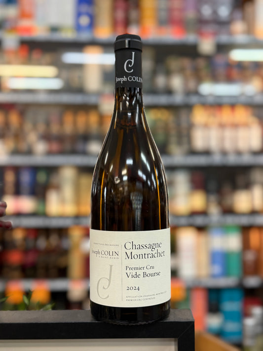 Joseph Colin Chassagne Montrachet Premier Cru Vide Bourse 2024 (750ml)