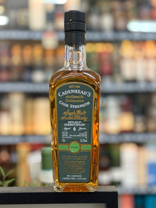 Cadenhead Authentic Collection Dalmunach 2018 6yo PX Sherry Cask 63.3% (700ml)