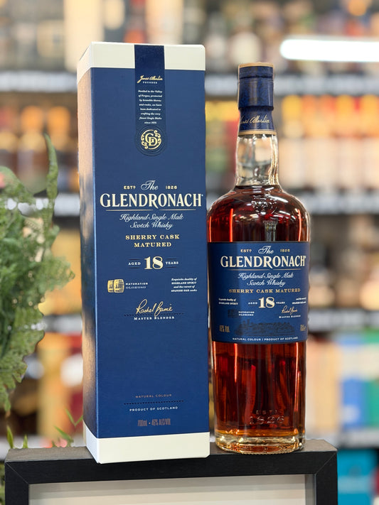 GlenDronach 18 Year Old Sherry Cask Single Malt Scotch Whisky (700ml)