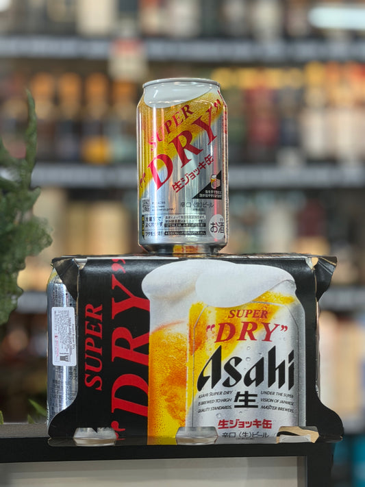 Asahi Super Dry Nama Jokki Foaming Can 5% 340ml (6pk)