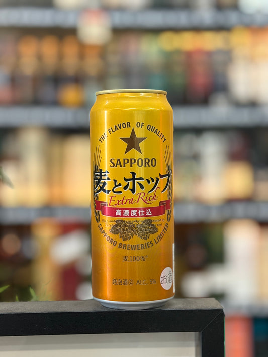 Sapporo Barley And Hop 5% 500ml (Single)