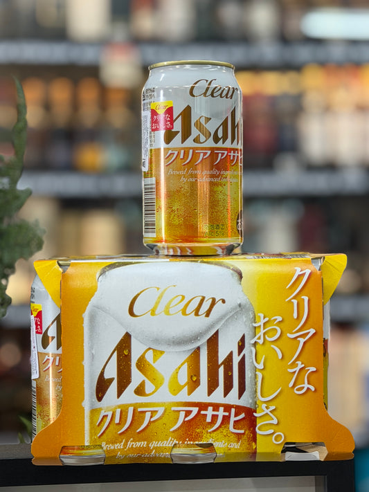 Asahi Clear 5% 350ml (6pk)