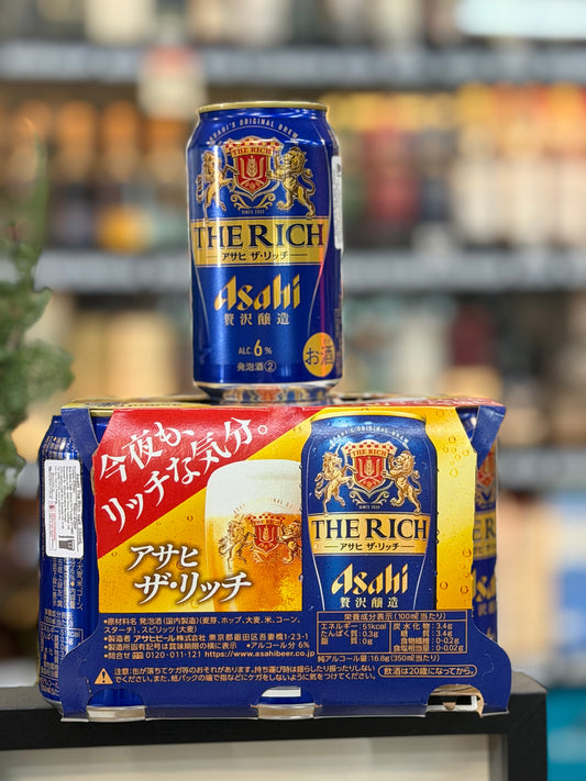 Asahi The Rich Malt 6% 350ml (6pk)