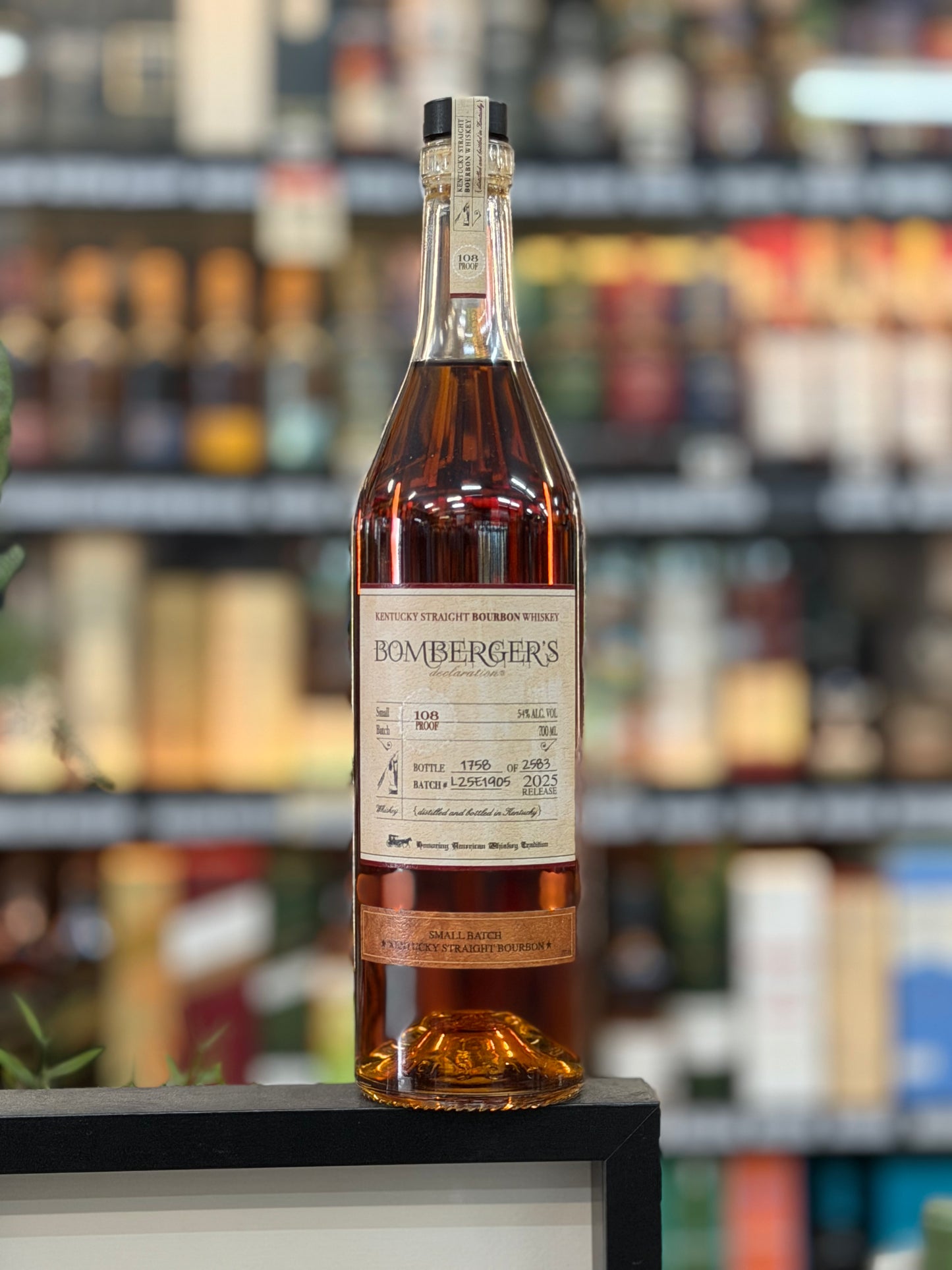 Bomberger's Declaration Kentucky Straight Bourbon Whiskey 2025 Release (700ml)