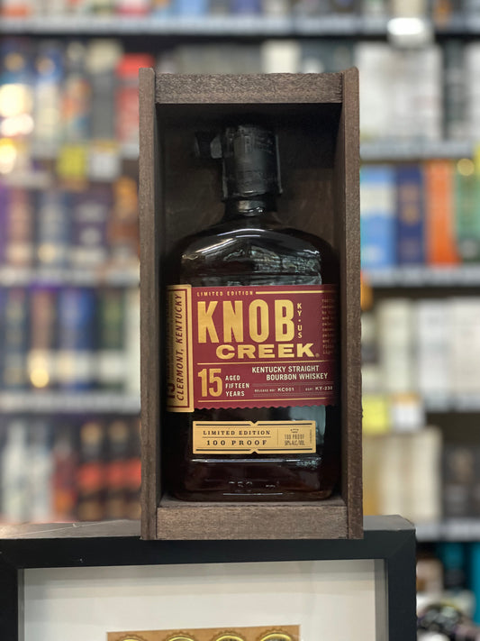 Knob Creek 15yo 100 Proof Straight Bourbon Whisky (750ml)