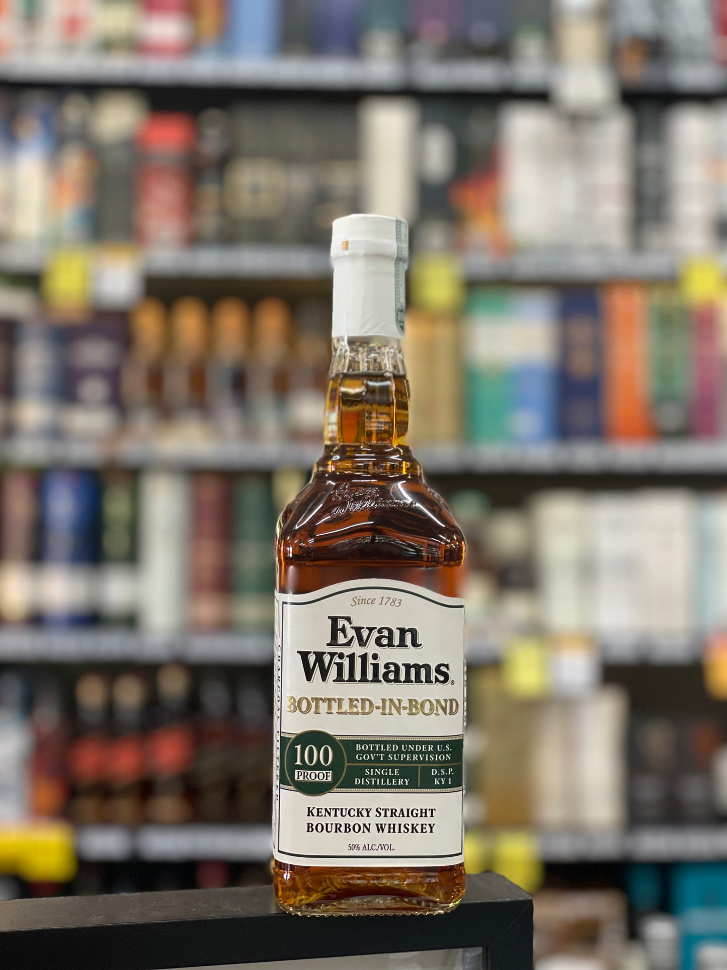 Evan Williams White Bottled in Bond 100 Proof Bourbon (700ml)