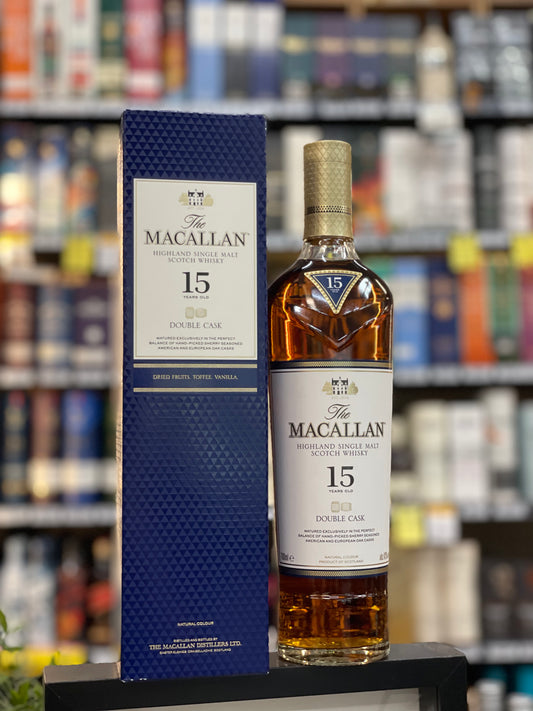 Macallan 15yo Double Cask Single Malt Whisky (700ml)