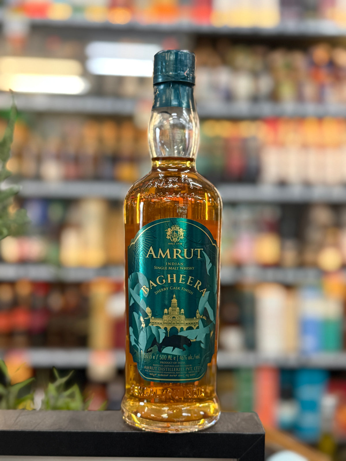 Amrut Bagheera Sherry Cask Finish Indian Single Malt Whisky (500ml)