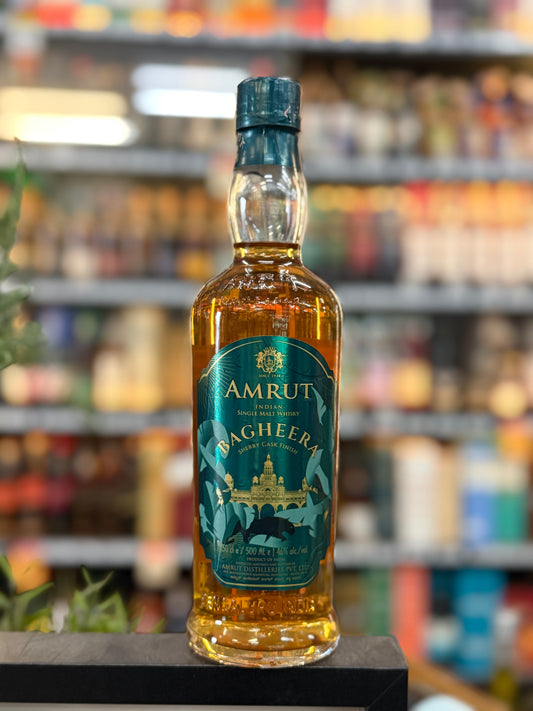 Amrut Bagheera Sherry Cask Finish Indian Single Malt Whisky (500ml)