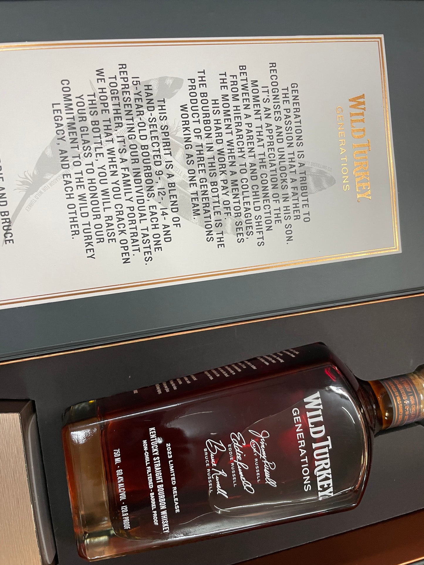 Wild Turkey Generations Bourbon 2023 Limited Release (750ml)