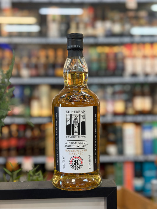 Kilkerran 8 Year Old Bourbon Cask Matured 57.7% Single Malt Scotch Whisky 2026 Release (700ml)