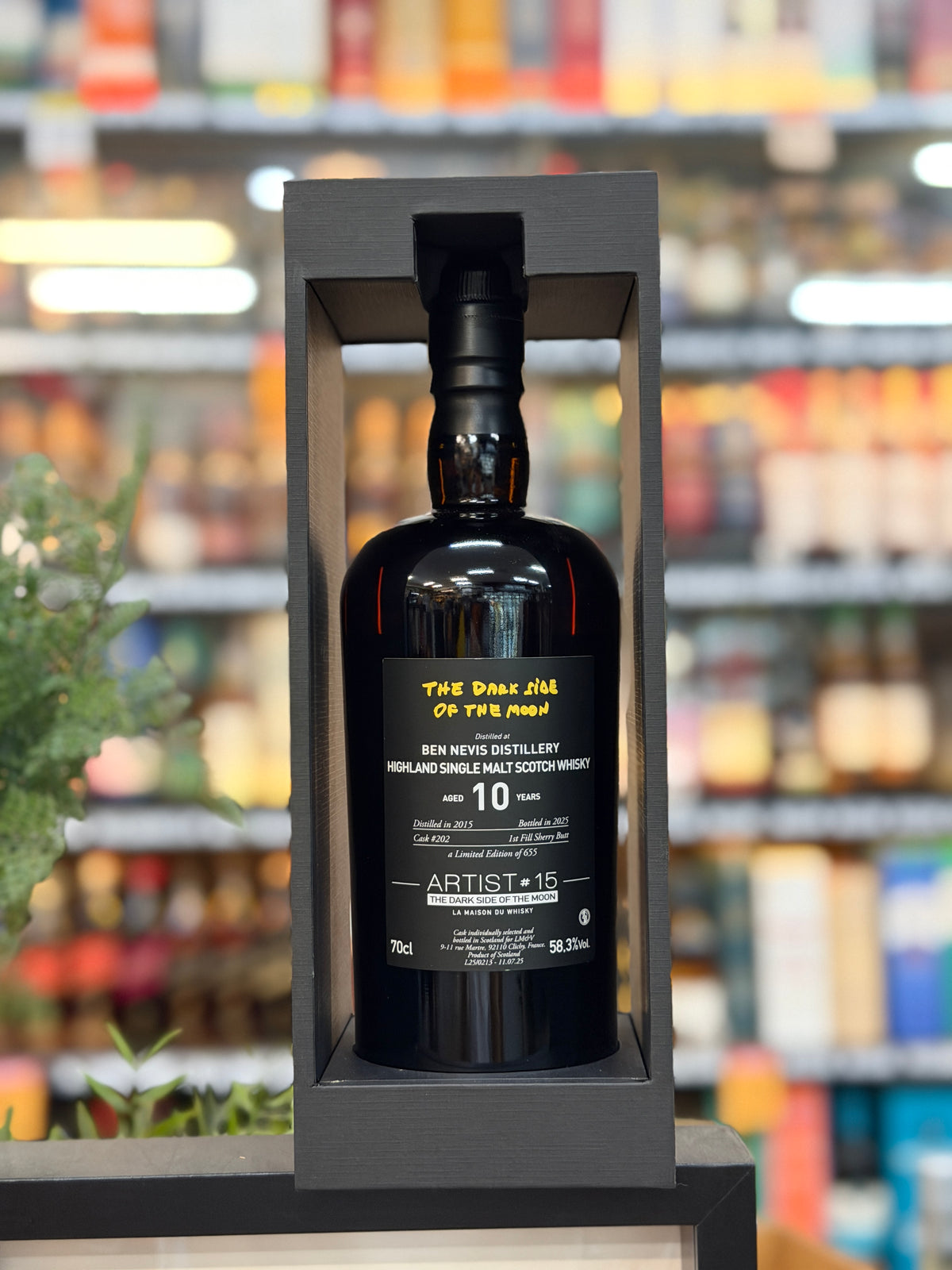 LMDW Ben Nevis 2015 10Yo Artist #15 The Dark Side Of The Moon Single Malt Scotch Whisky (700ml)