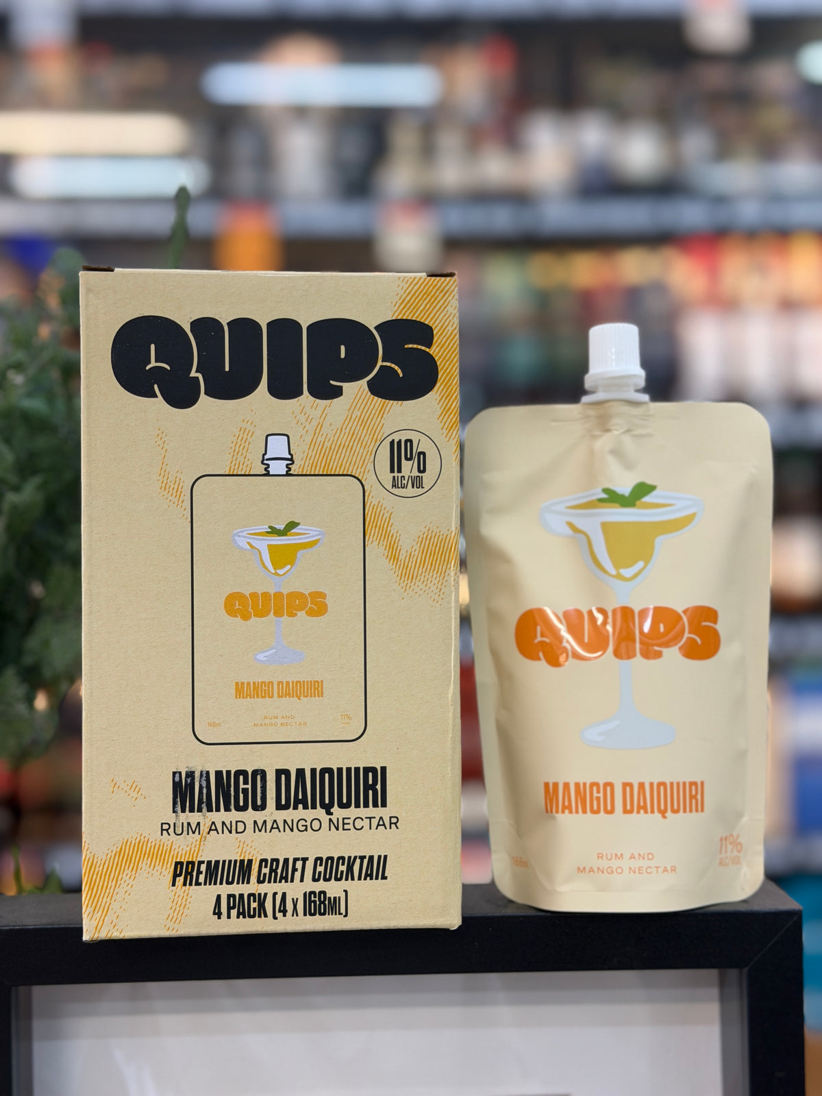 QUIPS Mango Daiquiri 4pk (168ml)