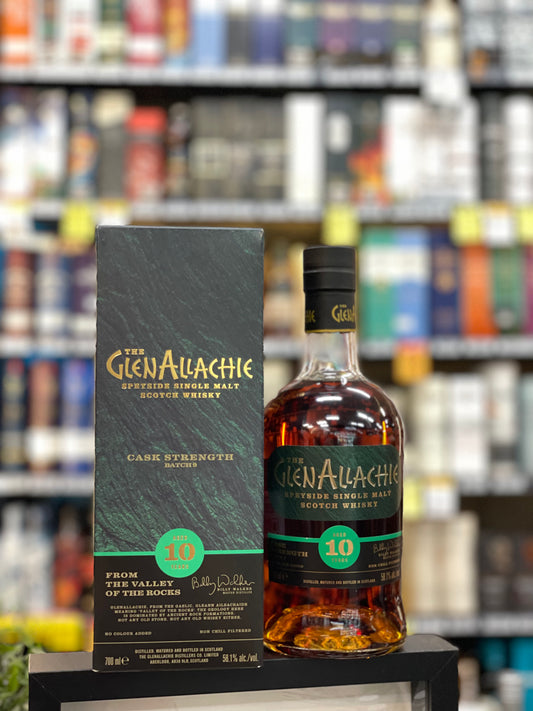 GlenAllachie 10Yo Batch 9 Single Malt Whisky 58.1% (700ml)