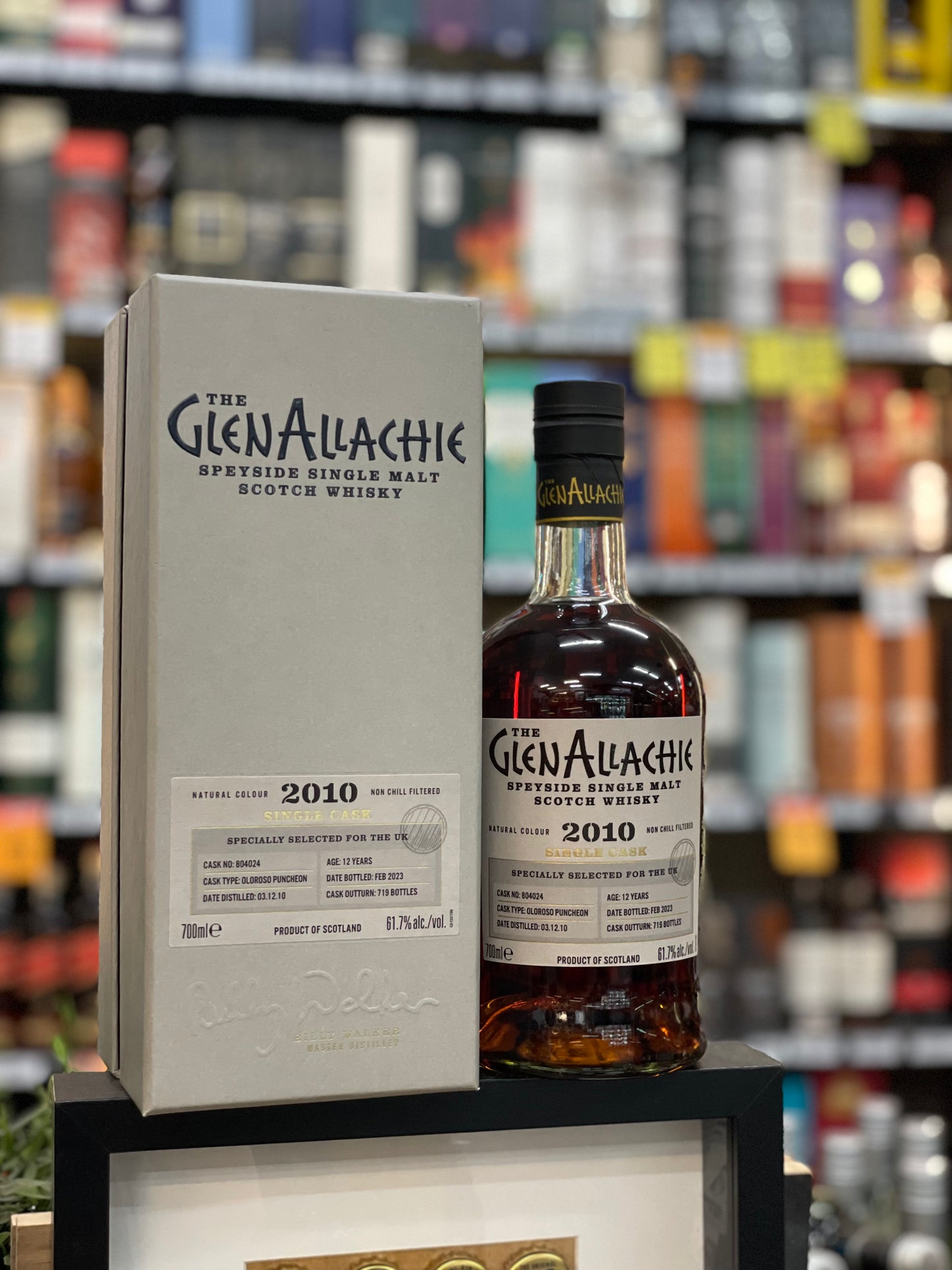 GlenAllachie 2010 Single Cask 804024 12yo Oloroso Puncheon Single Malt Whisky (700ml)