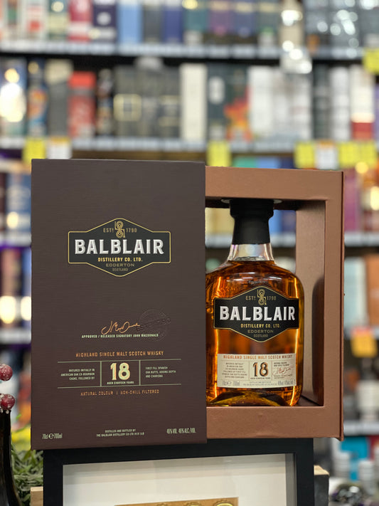 Balblair 18yo Highland Single Malt Whisky (700ml)