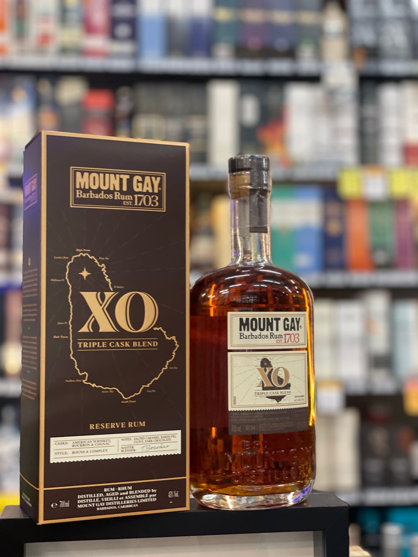 Mount Gay XO Triple Cask Blend Reserve Rum (700ml)