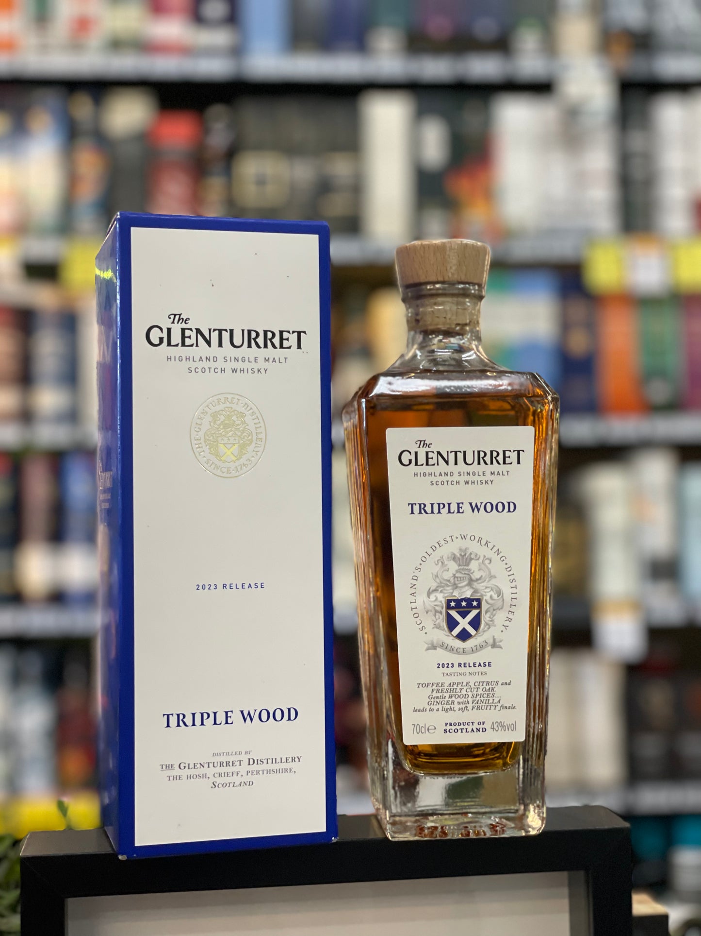 Glenturret Triple Wood 2023 Release Single Malt Whisky (700ml)