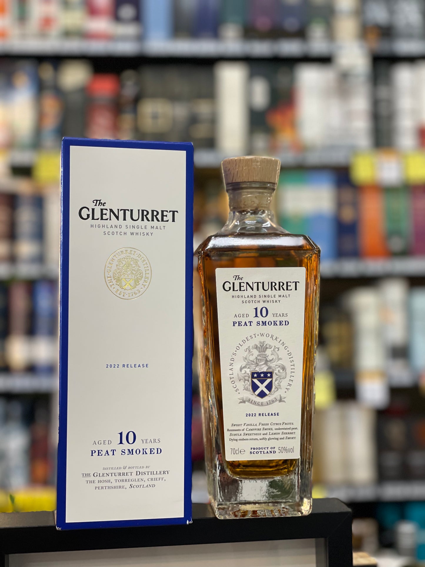 Glenturret 10yo Peated Smoked 2022 Release Single Malt Whisky (700ml)