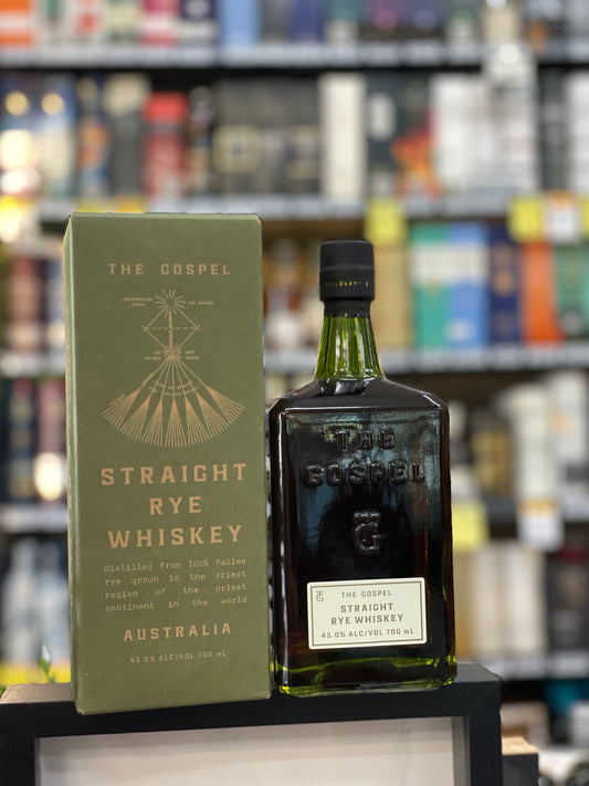 Gospel Australian Straight Rye Whiskey (700ml)