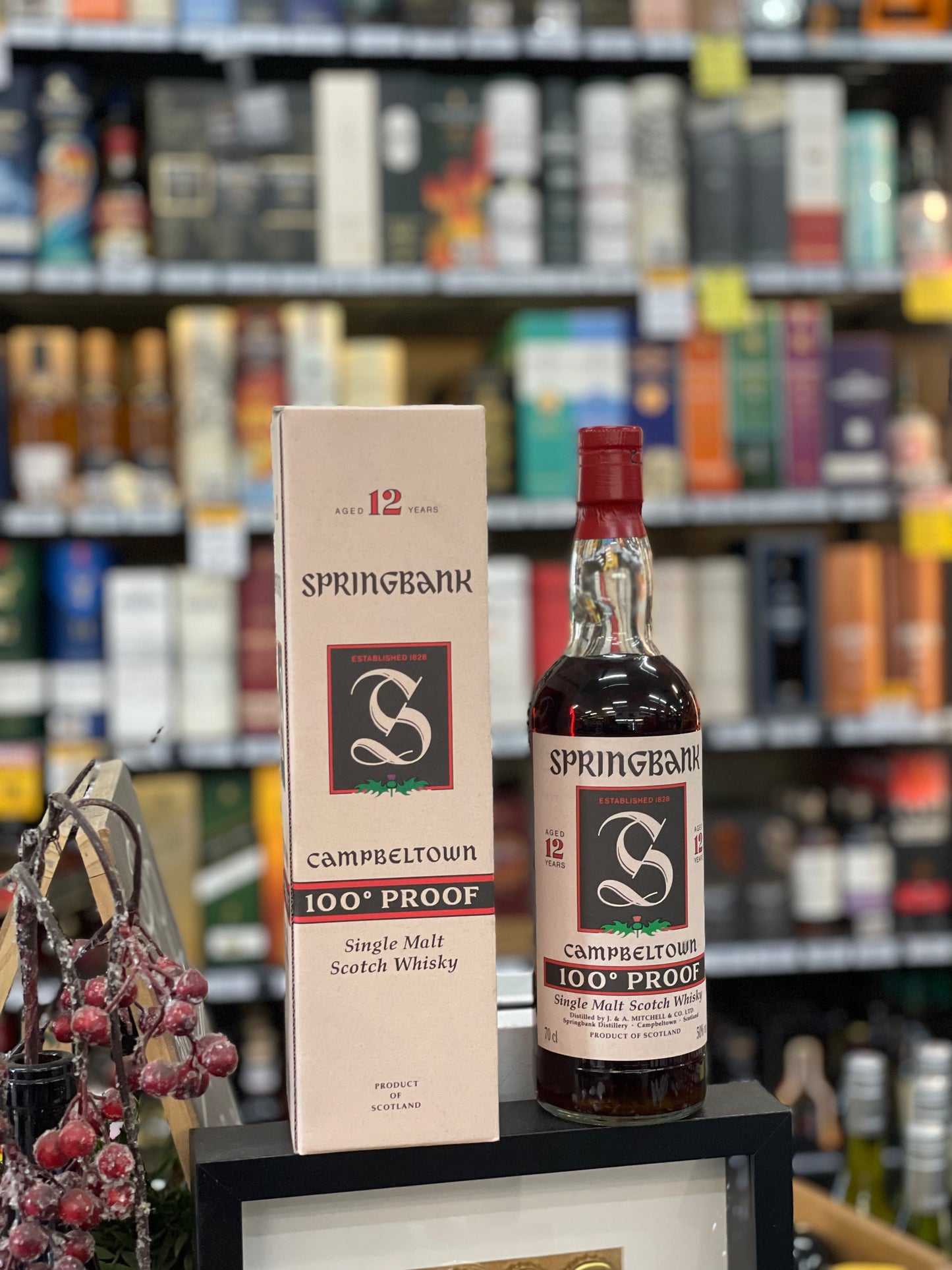 Springbank 12 Year Old 100 Proof Single Malt Scotch Whisky 1990s (700ml) Shop in store only, not for online