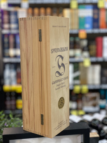 Springbank 25 Year Old Millennium Limited Edition Single Malt Whisky (700ml) In Store Appointment Only.